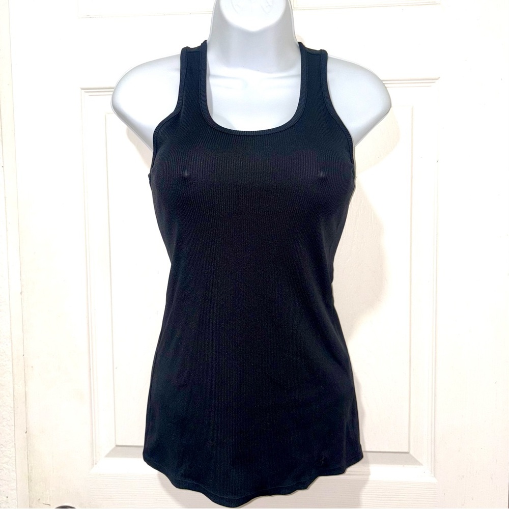 Black Women's Ribbed Tank Top from Under Armour